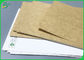 ورق های مقوایی کرافت سفید نشده با روکش سفید و سفید برای جعبه بسته بندی درجه مواد غذایی