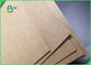 کاغذ کرافت قهوه ای درجه حرارت 170 گرم 250 گرمی گرم برای بسته بندی سالاد مقاوم در برابر چربی