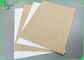 کاغذ درجه یک مواد غذایی با مقاومت بالا 325 گرم 365 گرم صفحه کرافت قهوه ای روکش دار سفید برای جعبه نان