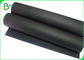 رول جامبو 200gsm 300gsm قابل چاپ Pure Black Kraft Paper برای کیف خرید