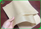 بدون پوشش قهوه ای رنگ 70 گرمی 80 گرمی کاغذ کرافت درجه مواد غذایی برای بسته بندی مواد غذایی