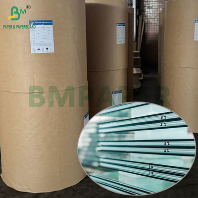 36GSM مقاومت بسیار عالی در برابر قارچ کاغذ کرافت قهوه ای برای ترکیب شیشه