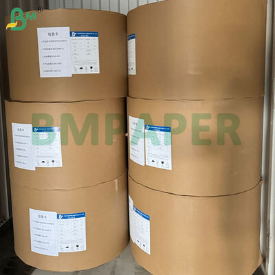 65gsm 70gsm کاغذ چهره برچسب حرارتی برای سوپرمارکت برچسب های سه ثابت ، قابل چاپ با سرعت بالا