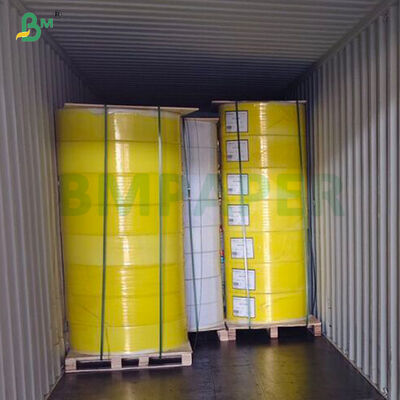 سفید آبی زرد 78-85g کاغذ کپی بدون کربن 214mm 305mm 650mm در رول