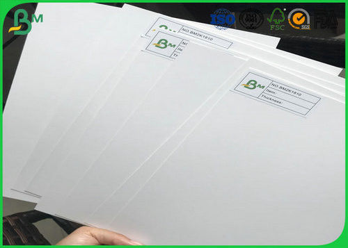 FSC گواهی نامه 200g 250g 300g 350g یک طرفه Coated Board Of Ivory For Printing نام کارت ها