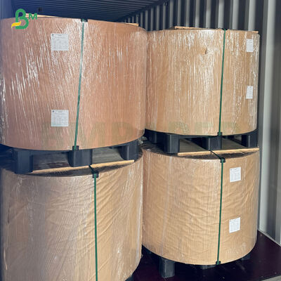 یک طرف درخشان 70 GSM سفید مرطوب - رول کاغذی برای برچسب آبجو