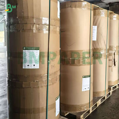 30gm 35gm رول های کاغذی ضد چرب قهوه ای برای بسته بندی غذاهای سریع