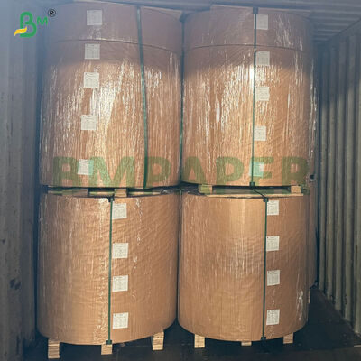 کاغذ کرافت سفید شده MG 40 گرمی 50 گرمی برای ساخت کاغذ بسته‌بندی مواد غذایی عرض 60 سانتی‌متر