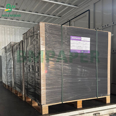 80 گرم 90 گرم 100 گرم کاغذ کرافت سیاه خالص برای کیسه های خرید 70 x 100 سانتی متر