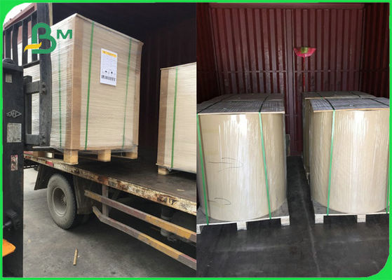 80gsm 90gsm مواد غذایی درجه صنایع دستی سفید برای ساخت کیسه های آرد / شکر FDA FSC