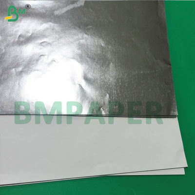 کاغذ لیبل آبجو C1S سفید یک رو، نقره ای پشت 65-120 گرم