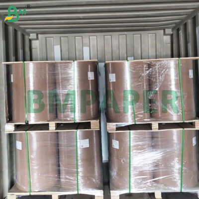 کاغذ بسته بندی شیشه ای ماشین بدون سفید کردن قهوه ای 1000 میلی متر عرض رول 35gsm