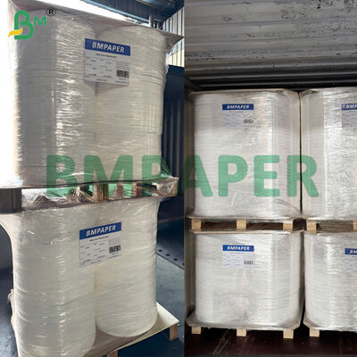 24-28gm کاغذ Kraft سفید قوی برای بسته بندی ماشین با سرعت بالا