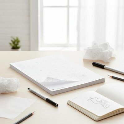 کاغذ ردیابی سفید شفاف کاغذ ردیابی برای دوخت نقاشی طرح