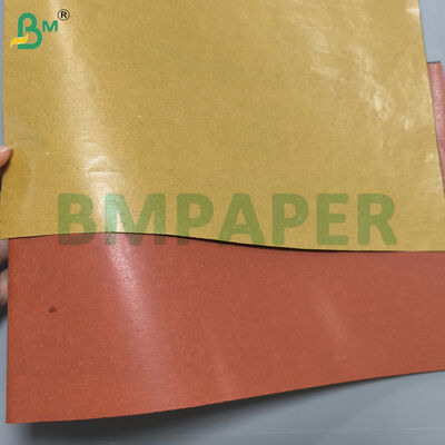 کوله محافظ میوه مواد کاغذی قرمز / قهوه ای بیرون سیاه درون