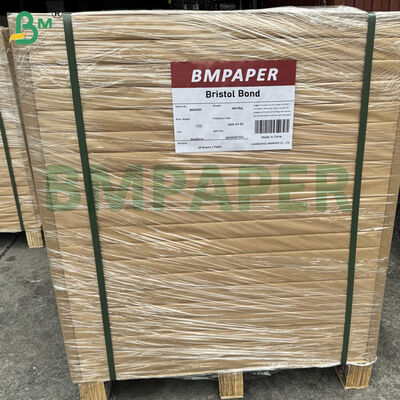 کاغذ بريستول بوند سفید بدون روکش 250 گرمی، ورق‌های 24.5 × 36 اینچ، سطح صاف سنگین