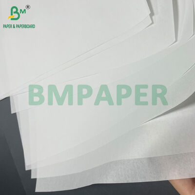 40GSM رول های کاغذ سفید بدون پوشش 840MM برای بسته بندی کفش و پارچه