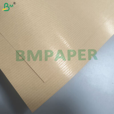 کاغذ بسته بندی کرافت نواری قهوه ای طبیعی MG One Side 50gsm