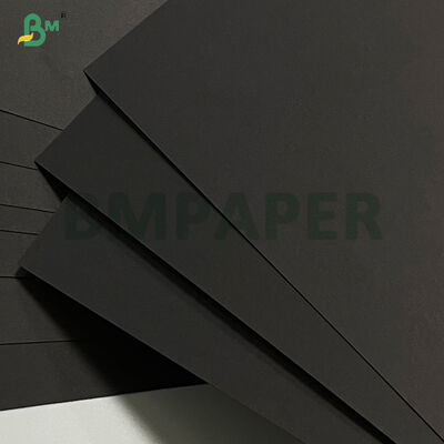 Virgin Wood Pulp 80gsm 90gsm Good Stiffness Black Kraft Paper For Bag Bowl