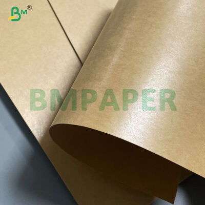 مقاومت خوب در برابر جمع شدن کاغذ کرافت پوشانده شده قهوه ای PE برای بسته بندی مواد غذایی