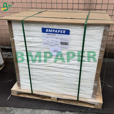 کیسه های کاغذی کرافت سفید بدون سفید کننده 40 گرم 50 گرم، ایمن برای غذا، برای کیسه های کاغذی نان میان وعده بیرون بر