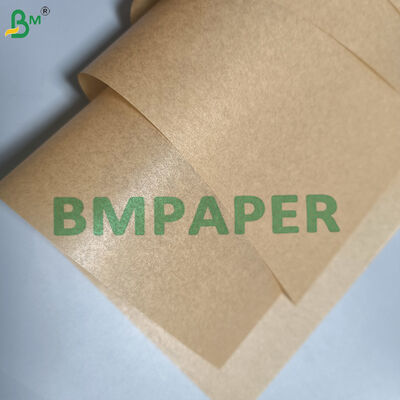 Brown Unbleached Oven Paper Heat Resistant Silicone Coated Baking Paper