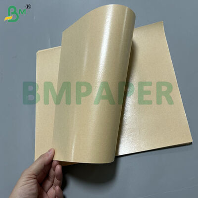 50gsm + 10g PE Coated Brown Kraft Liner For Straw Wrapping 80cm 90cm