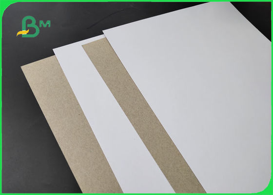 FSC 250/300 / 400gsm C1S خاکستری پشت جانبی براق با سفید 1mm 2mm 3mm