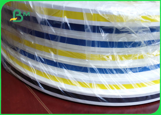 28 گرم و 60 گرم و 120 گرم آبی کاغذ رول FSC انعطاف پذیر و FDA نوار چاپ