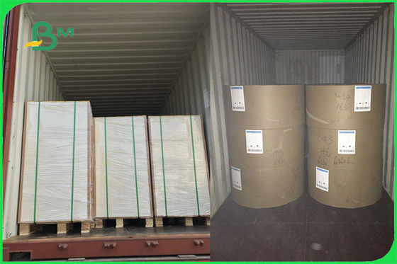 کاغذ پوشیده شده با مواد غذایی FSC FDA White Food FBB 15g کاغذ پوشش داده شده PE برای ساخت سفارشی