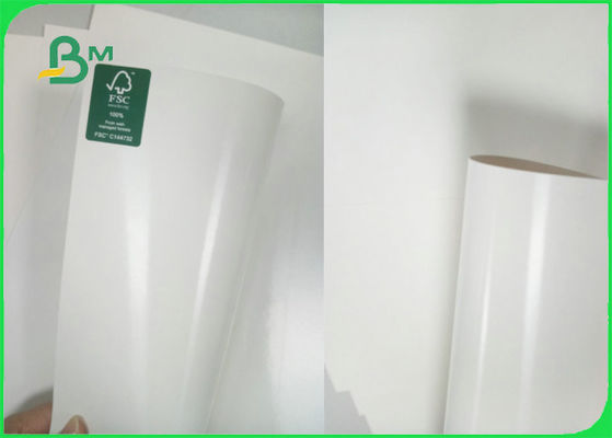 کاغذهای روکش شده FSC C1S Ivory Board 300gsm + 15g PE 70 X 100cm برای ساخت جام