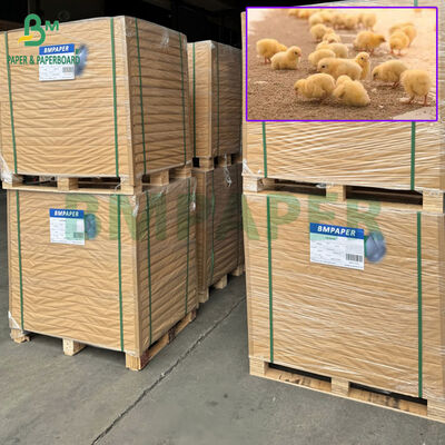 90 گرام 110 گرام کاغذ کرافت آبی قهوه ای برای استفاده کشاورزی 75 سانتی متر 90 سانتی متر