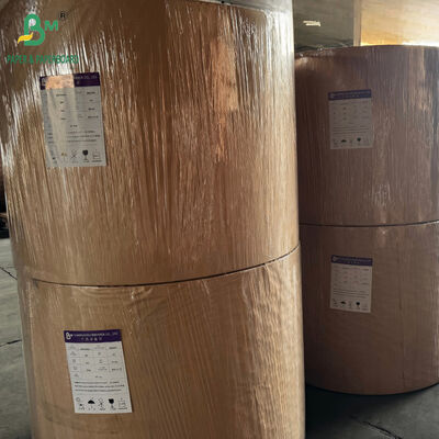 40GSM رول های کاغذ سفید بدون پوشش 840MM برای بسته بندی کفش و پارچه