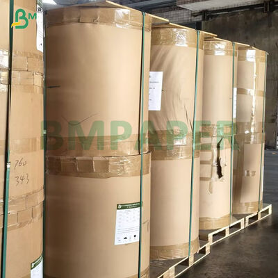 35gsm 40gsm 45gsm کاغذ کرافت قهوه ای تک طرفه درخشان MG