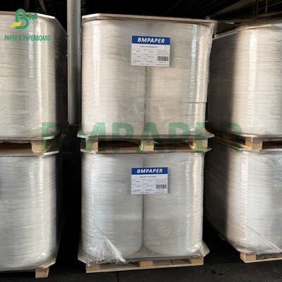 رول کاغذ کرافت 26 گرمی 27 گرمی 29 میلی‌متر × 6000 متر برای بسته‌بندی نی تکی
